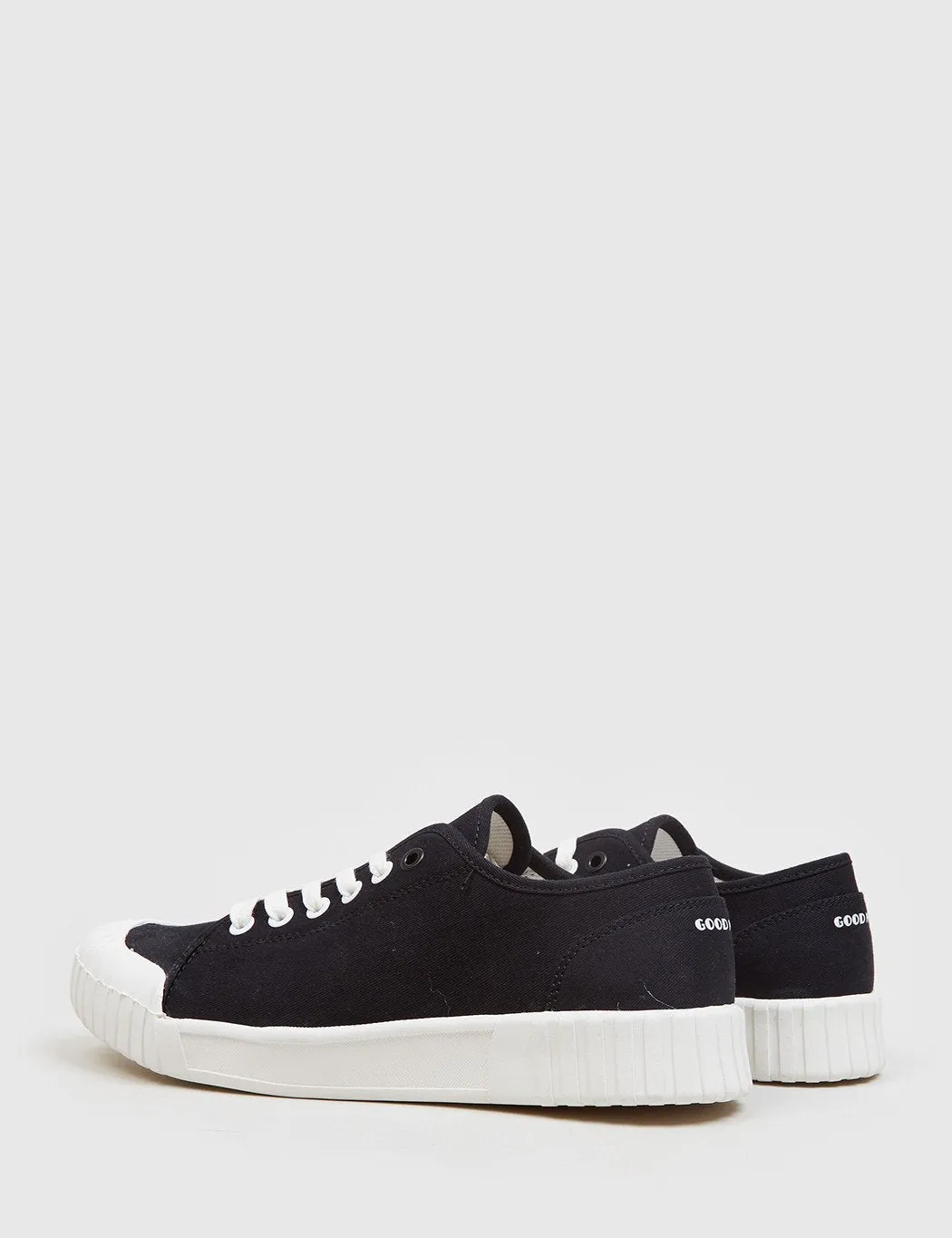 Good News Bagger Low Trainers (Canvas) - Black