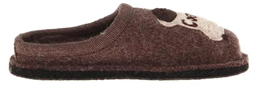 Haflinger Unisex Coffee Slipper