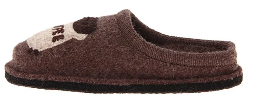 Haflinger Unisex Coffee Slipper