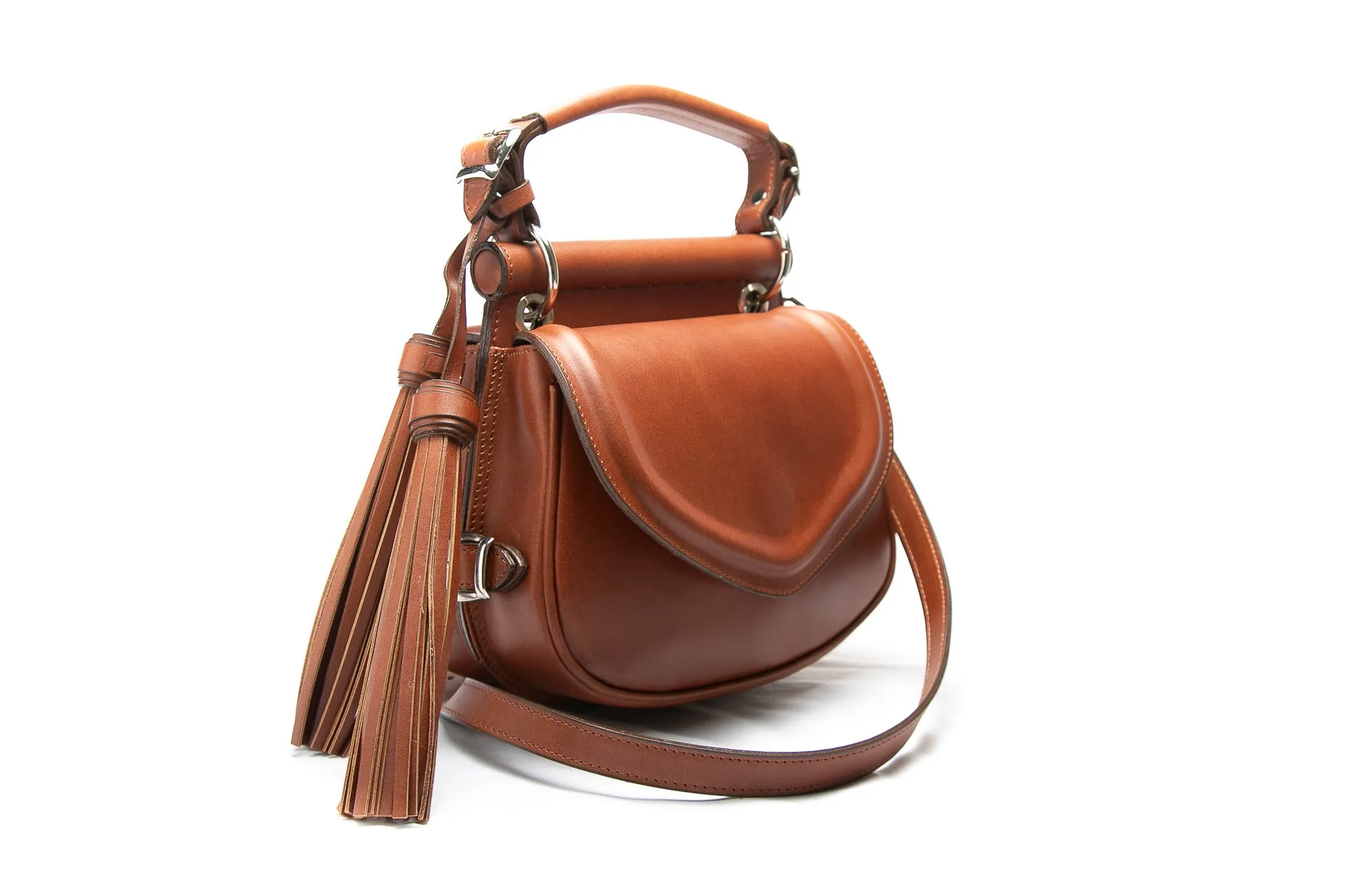 Handbag Doppia Brown