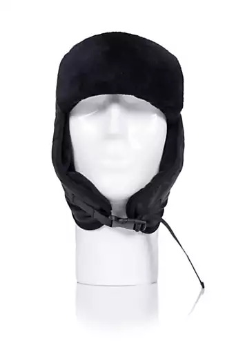 Heat Holders Aviator Hat - Black | Grattan