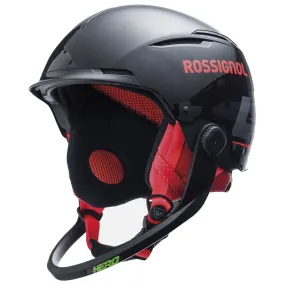 Helmet Rossignol ---Hero Slalom Impacts + Chinguard Black