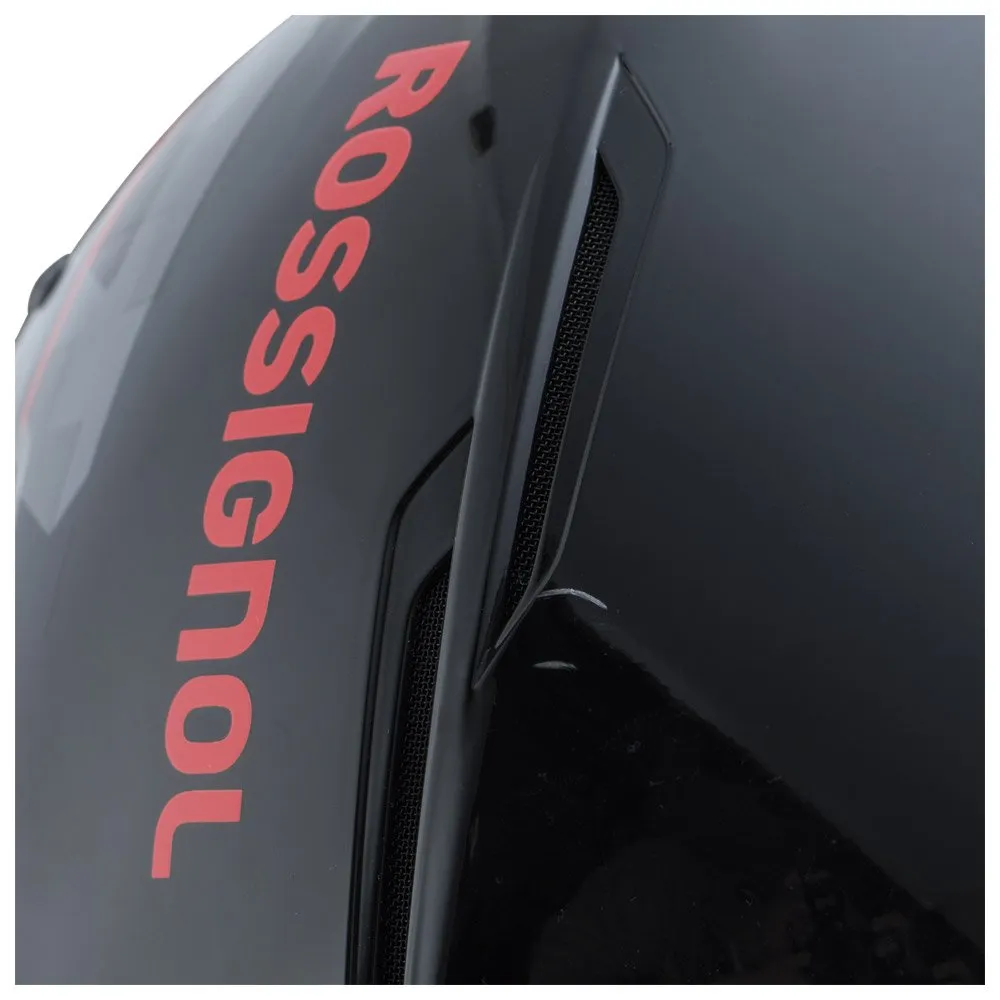 Helmet Rossignol ---Hero Slalom Impacts + Chinguard Black