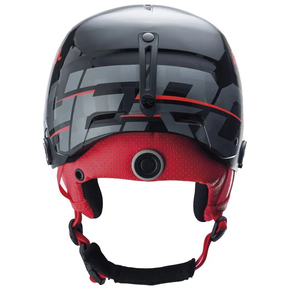 Helmet Rossignol ---Hero Slalom Impacts + Chinguard Black