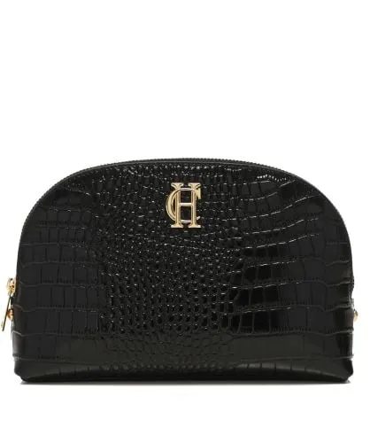 Holland Cooper Chelsea Leather Croc Makeup Bag | Jules B