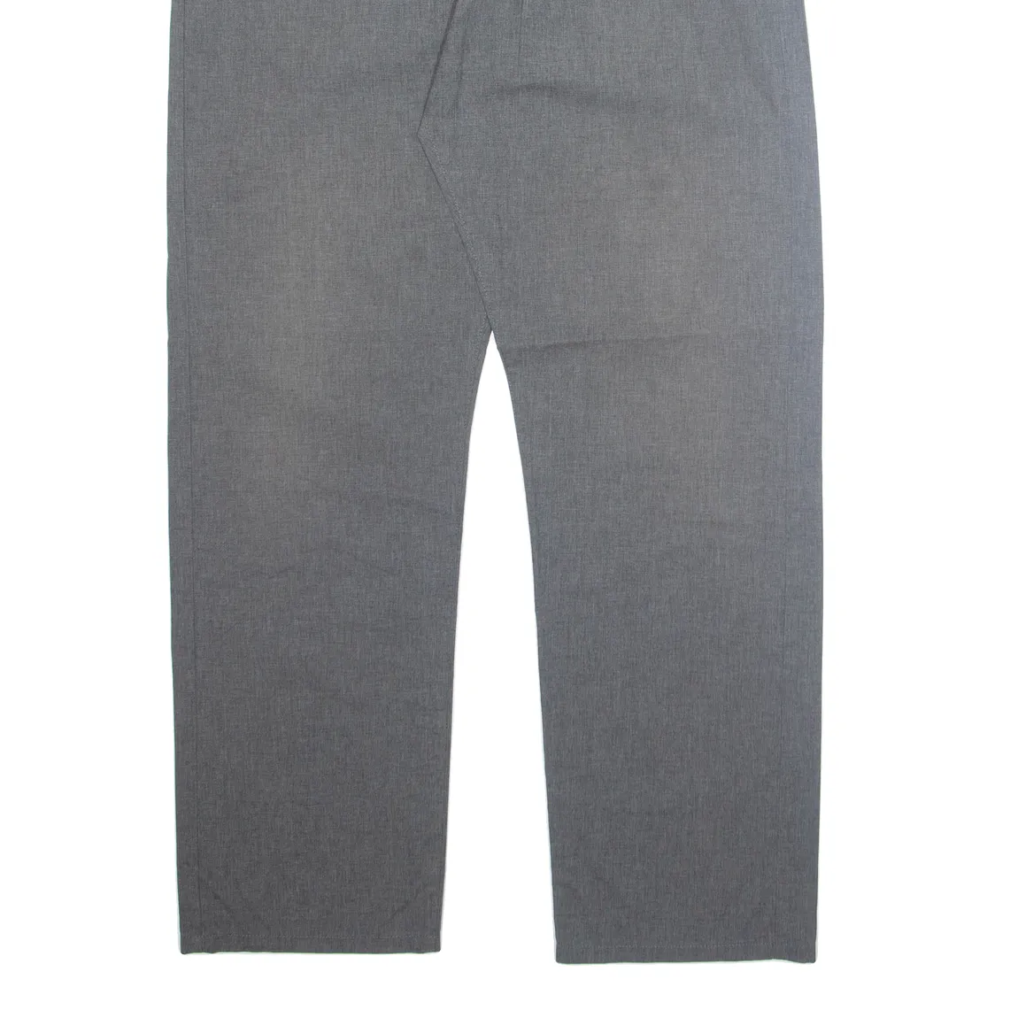 HUGO BOSS Mens Trousers Grey Regular Straight W36 L32