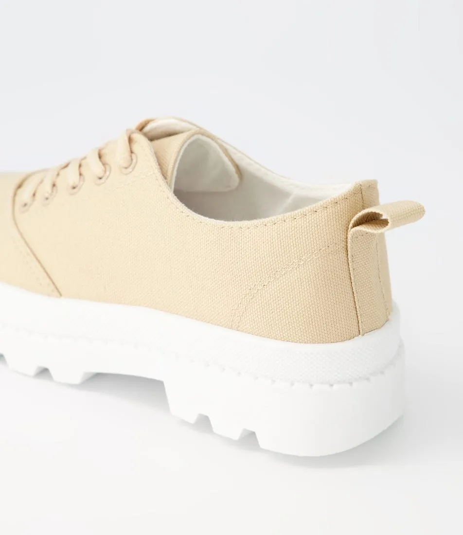 I LOVE BILLY Ilysse Natural Canvas Sneakers