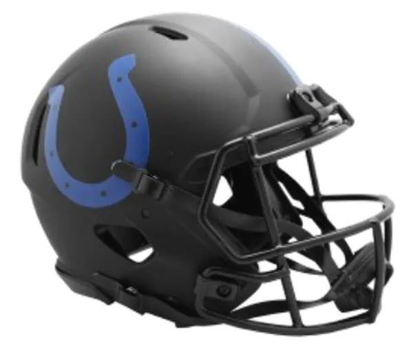 INDIANAPOLIS COLTS ECLIPSE BLACK SPEED MINI HELMET