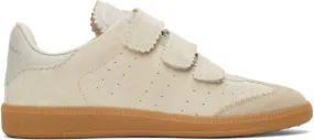 Isabel Marant Beige Suede Beth Sneakers