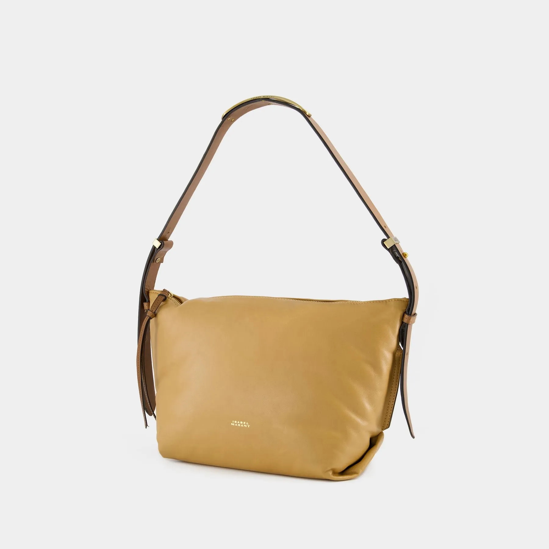 Isabel Marant  Leyden Shoulder Bag - Isabel Marant - Leather - Gold Beige