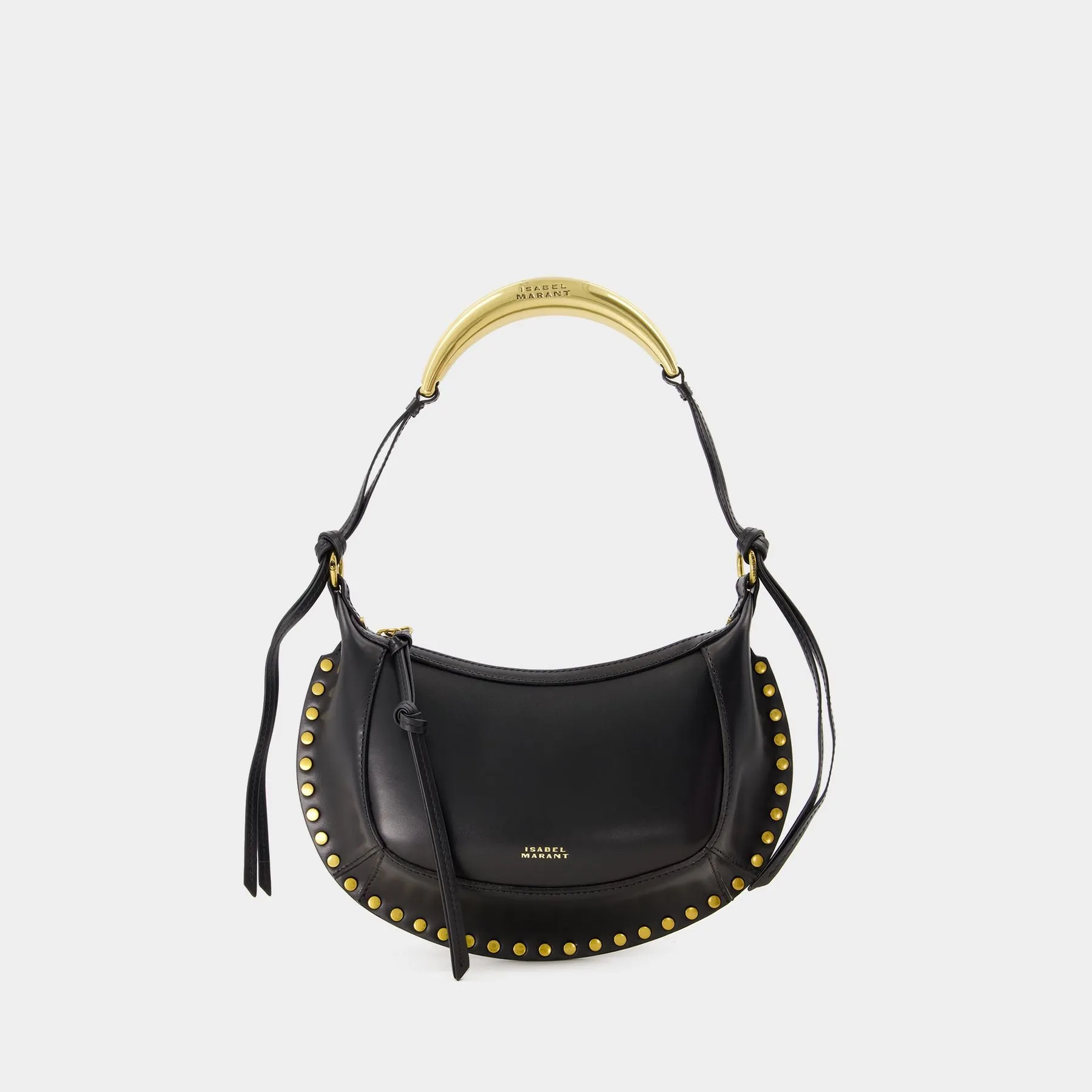 Isabel Marant  Oskan Moon Gd Shoulder Bag - Isabel Marant - Leather - Black