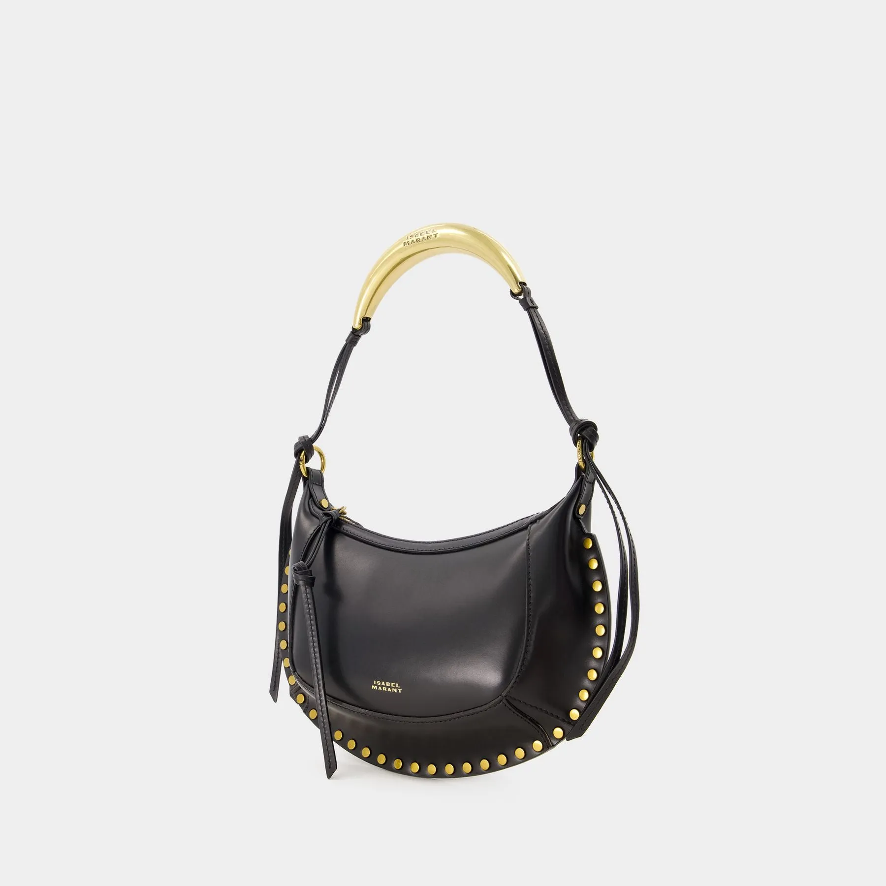 Isabel Marant  Oskan Moon Gd Shoulder Bag - Isabel Marant - Leather - Black