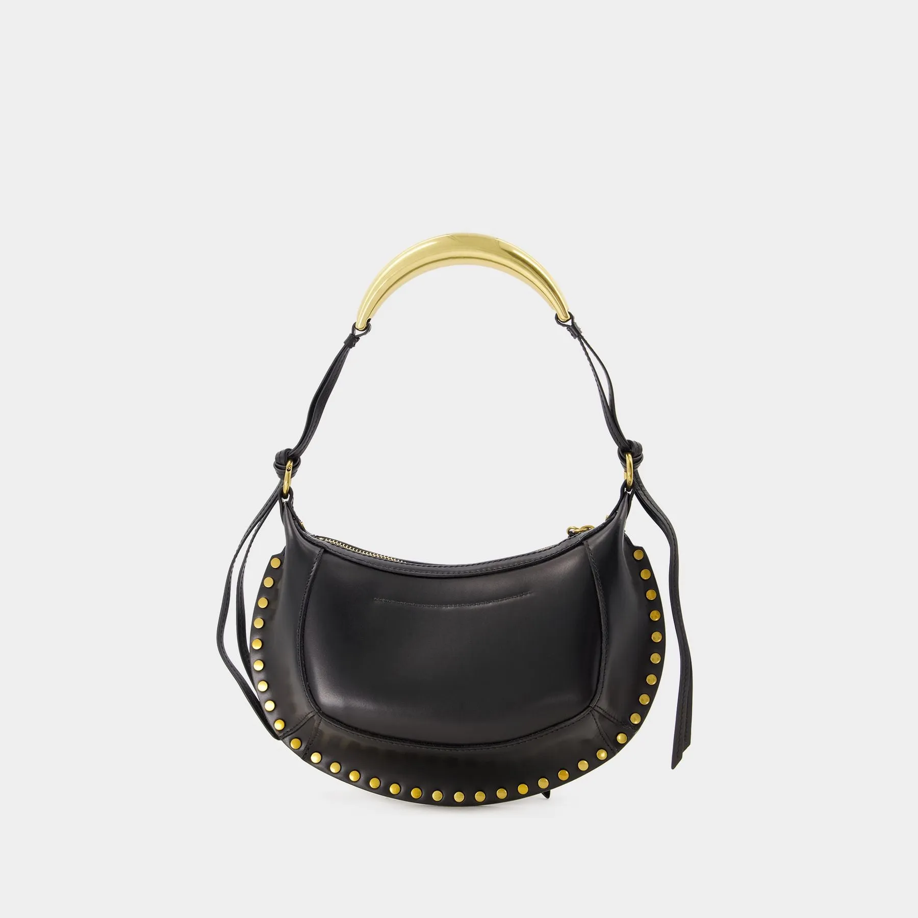 Isabel Marant  Oskan Moon Gd Shoulder Bag - Isabel Marant - Leather - Black