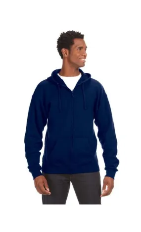 J America JA8821 Adult Premium Full-Zip Fleece Hooded Sweatshirt