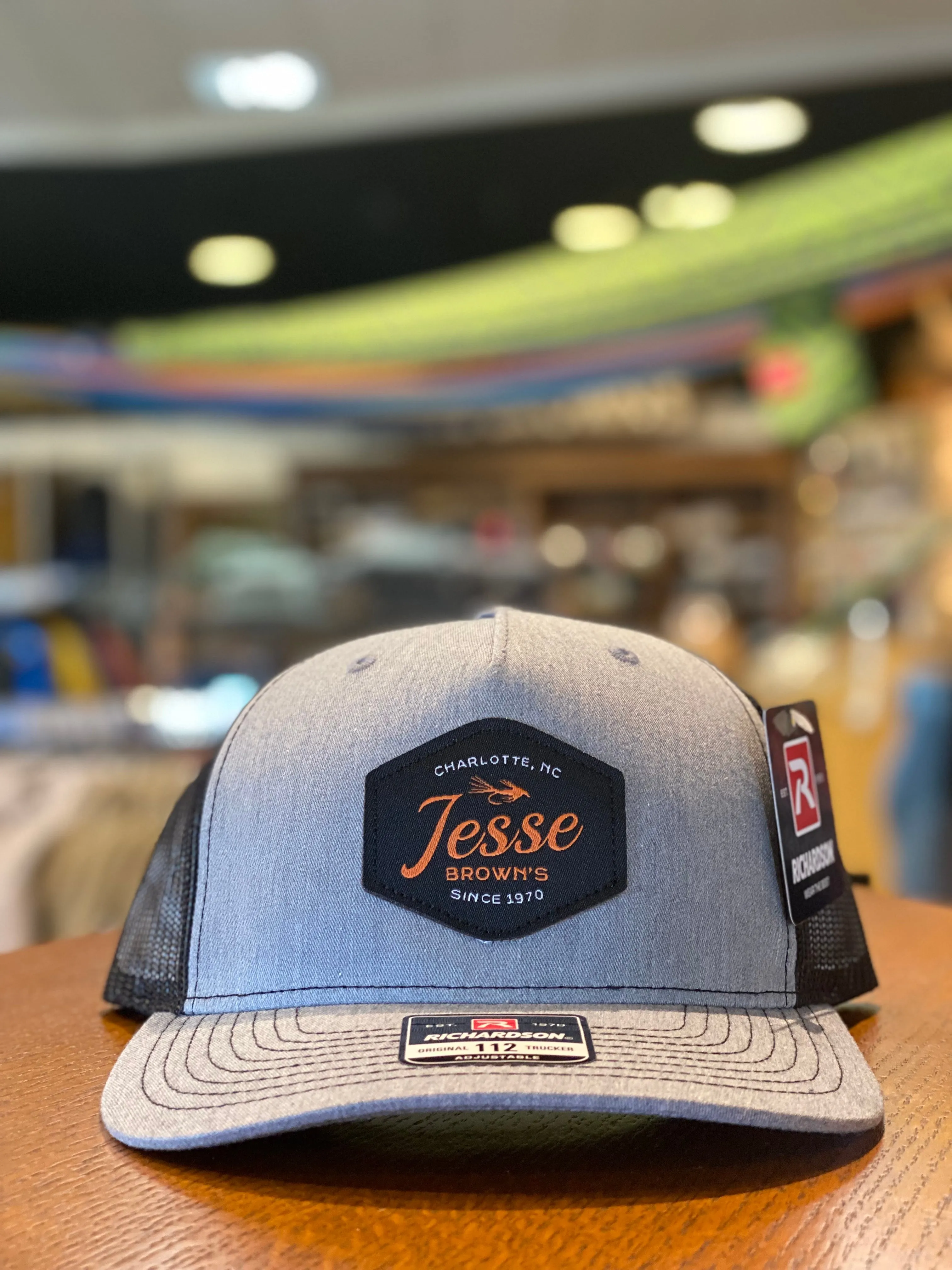 Jesse Brown's Fly Shop Patch Trucker Hat