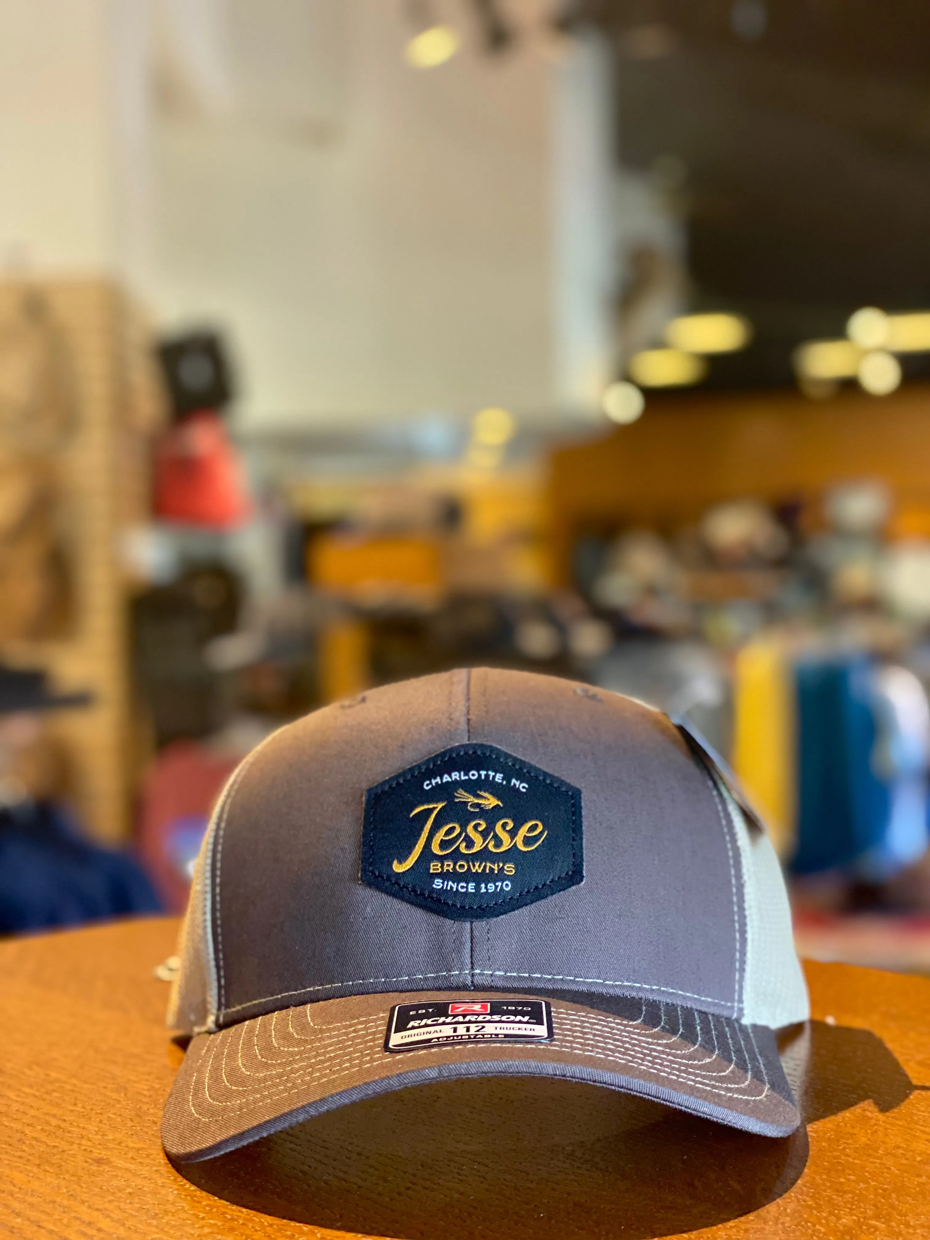 Jesse Brown's Fly Shop Patch Trucker Hat