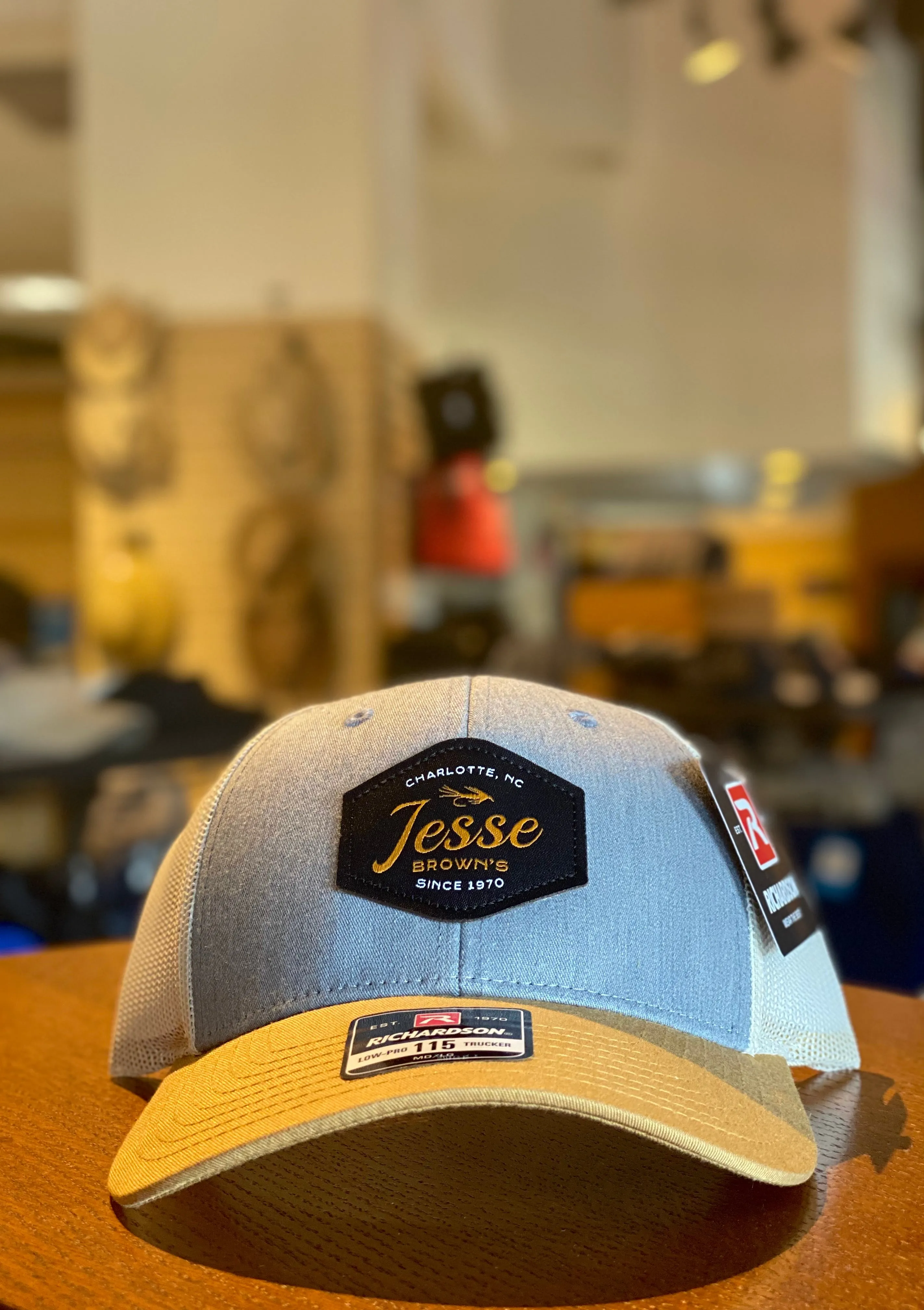 Jesse Brown's Fly Shop Patch Trucker Hat