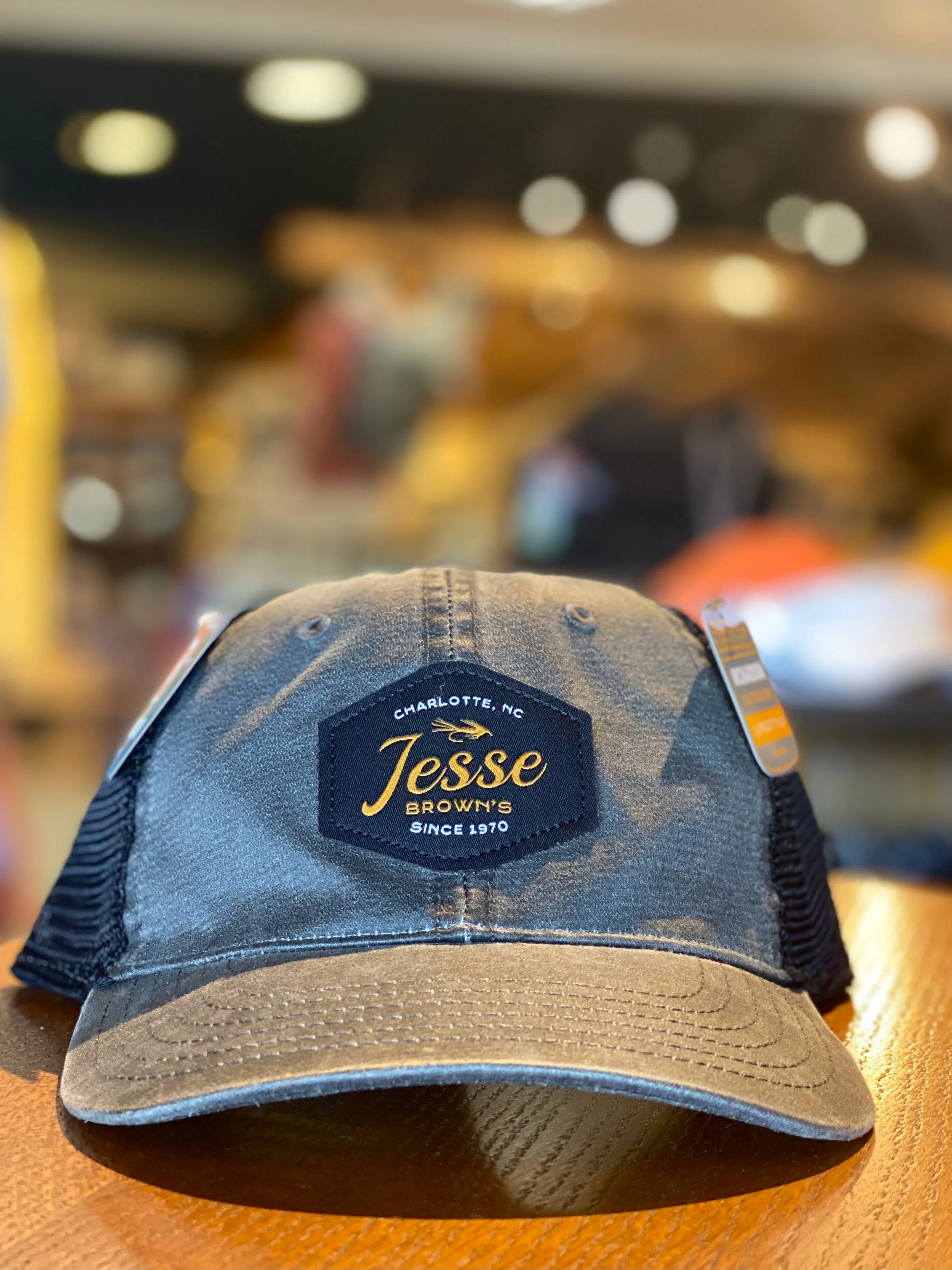 Jesse Brown's Fly Shop Patch Trucker Hat