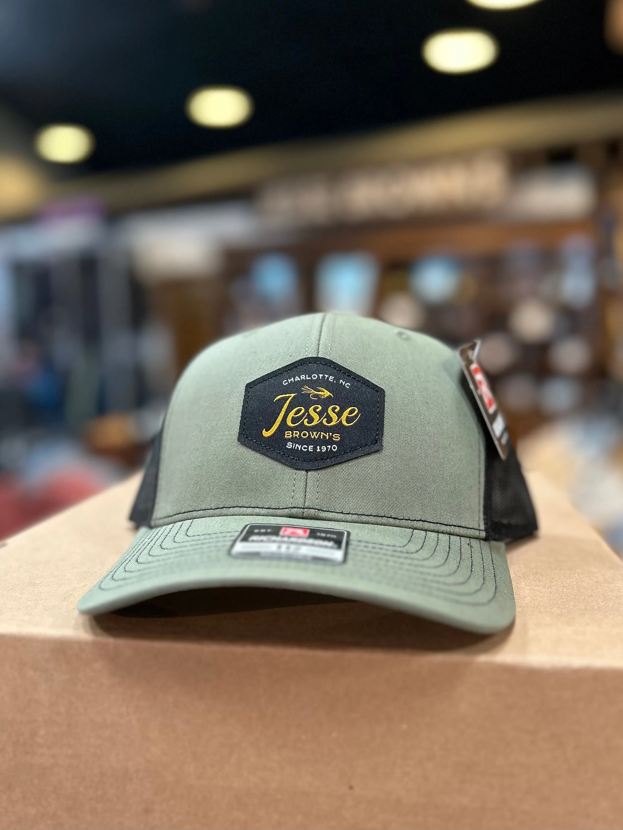 Jesse Brown's Fly Shop Patch Trucker Hat