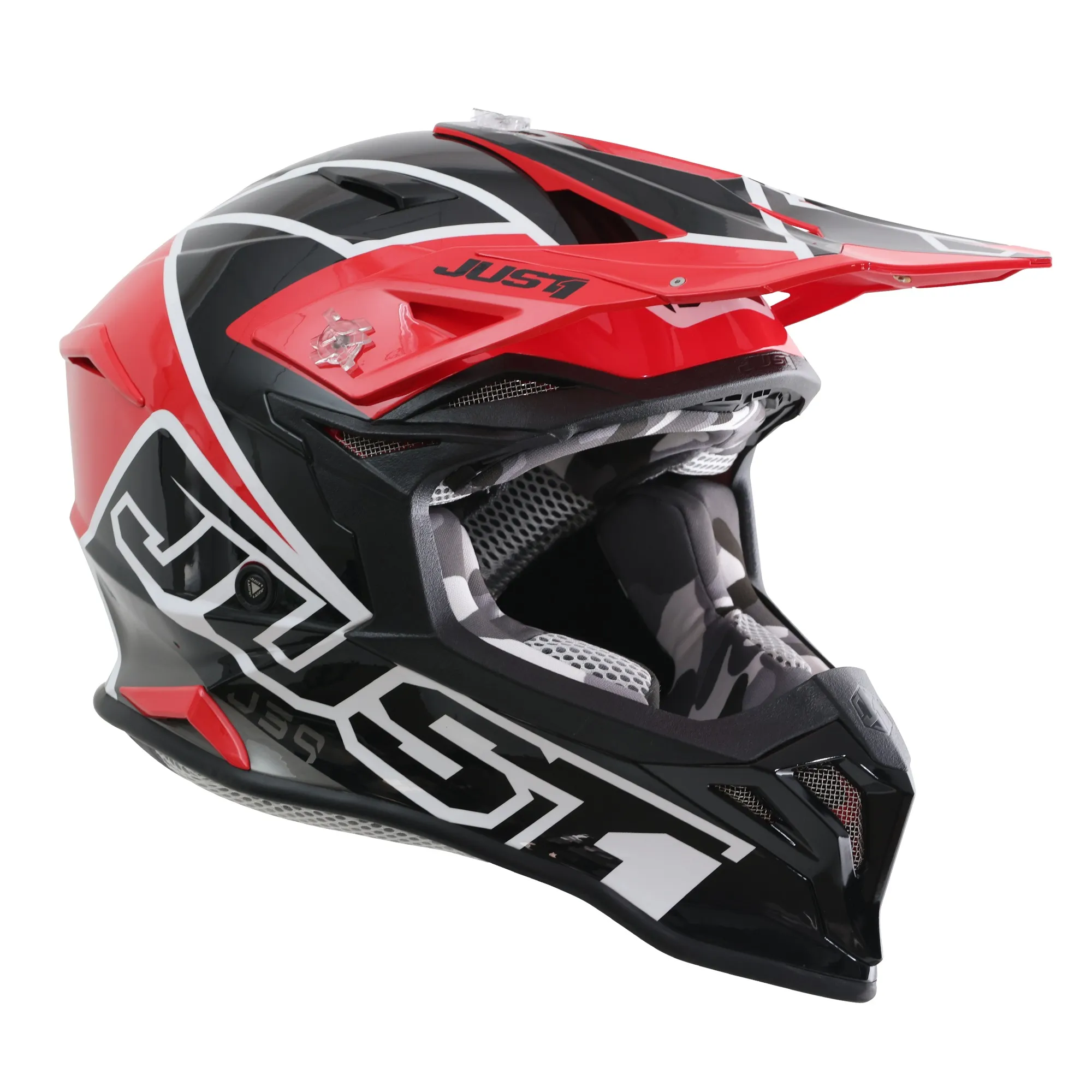 Just1 J39 Thruster Helmet - Red/Black/White