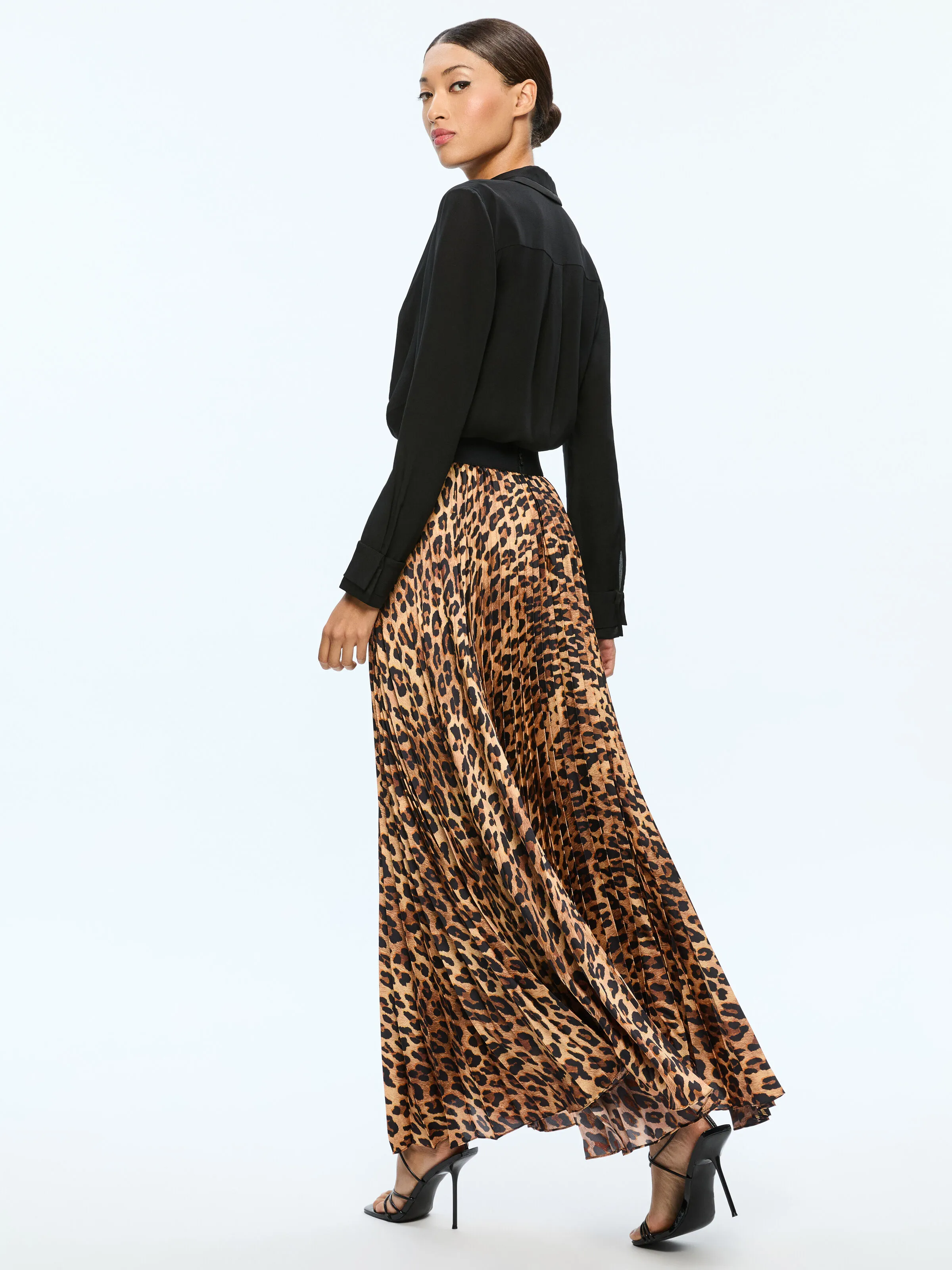 KATZ MAXI PLEATED SKIRT