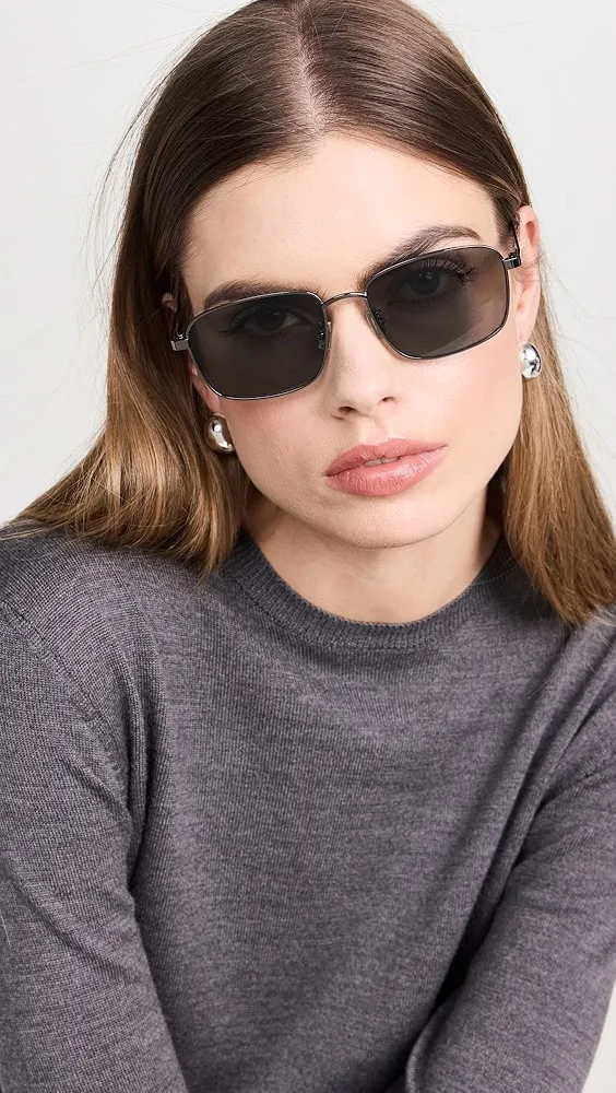 KENZO   Narrow Metal Sunglasses 