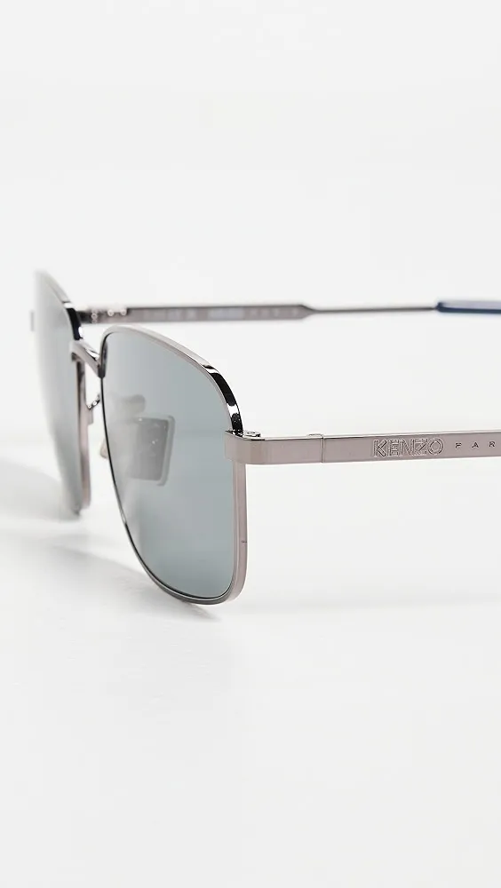 KENZO   Narrow Metal Sunglasses 