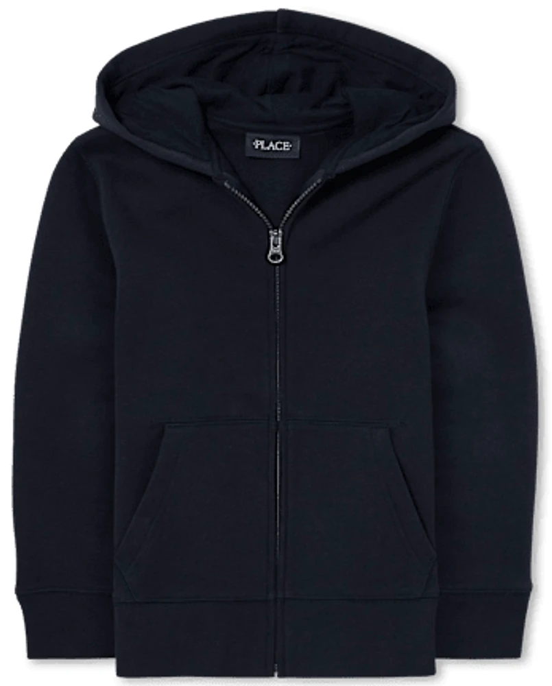 Kids Fleece Zip Up Hoodie