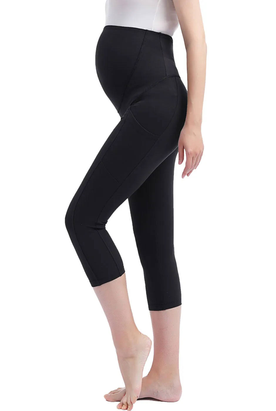 Kimi + Kai Maternity Gwen Belly Support Pocket Leggings ( 18.5 Inseam)