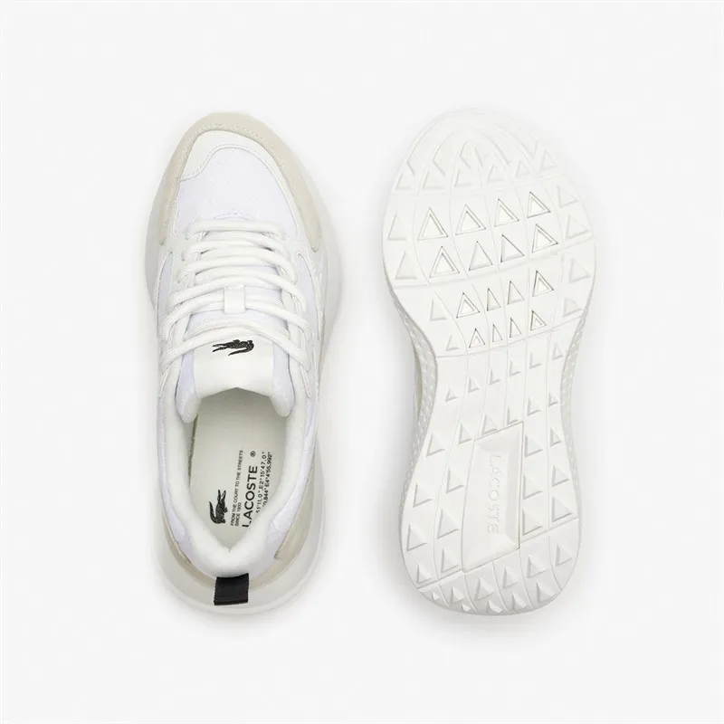 Lacoste Womens L003 Evo Trainers White/White