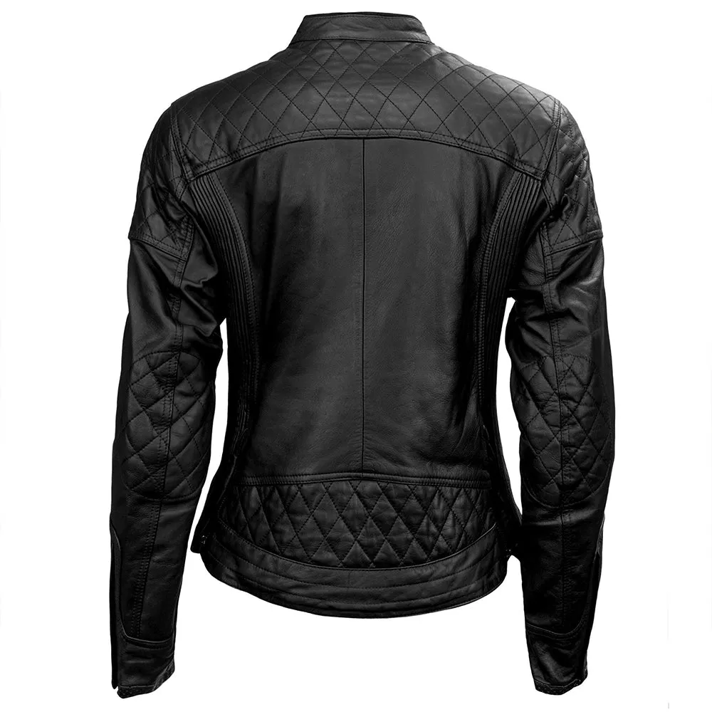 Ladies Leather Jacket Genius Biker Fashion Wear 3.0