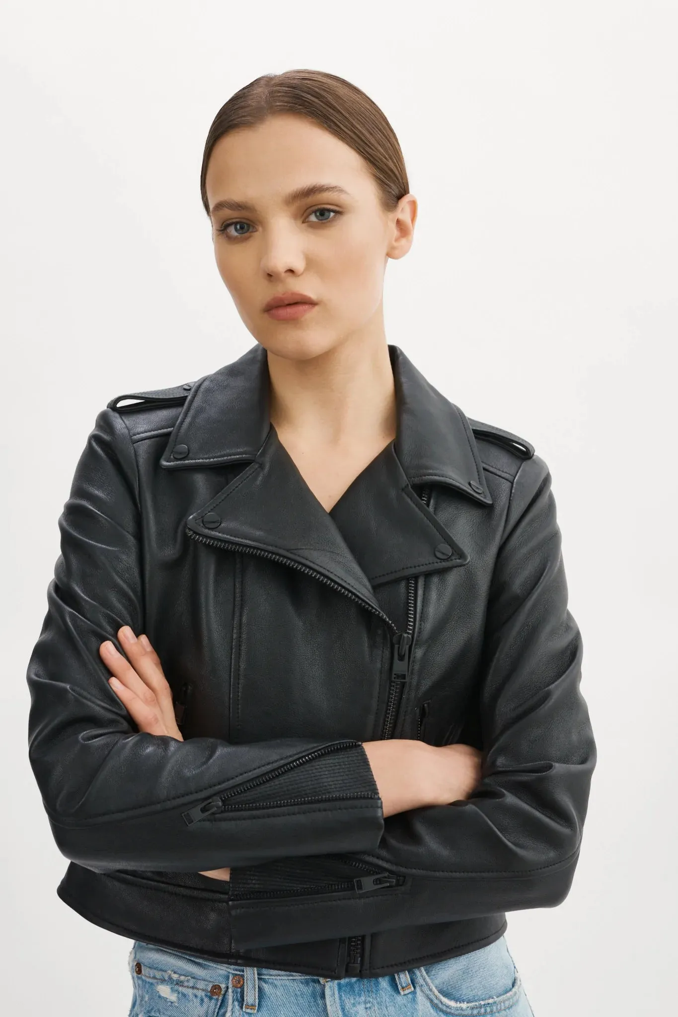 LAMARQUE - Black Leather Jacket