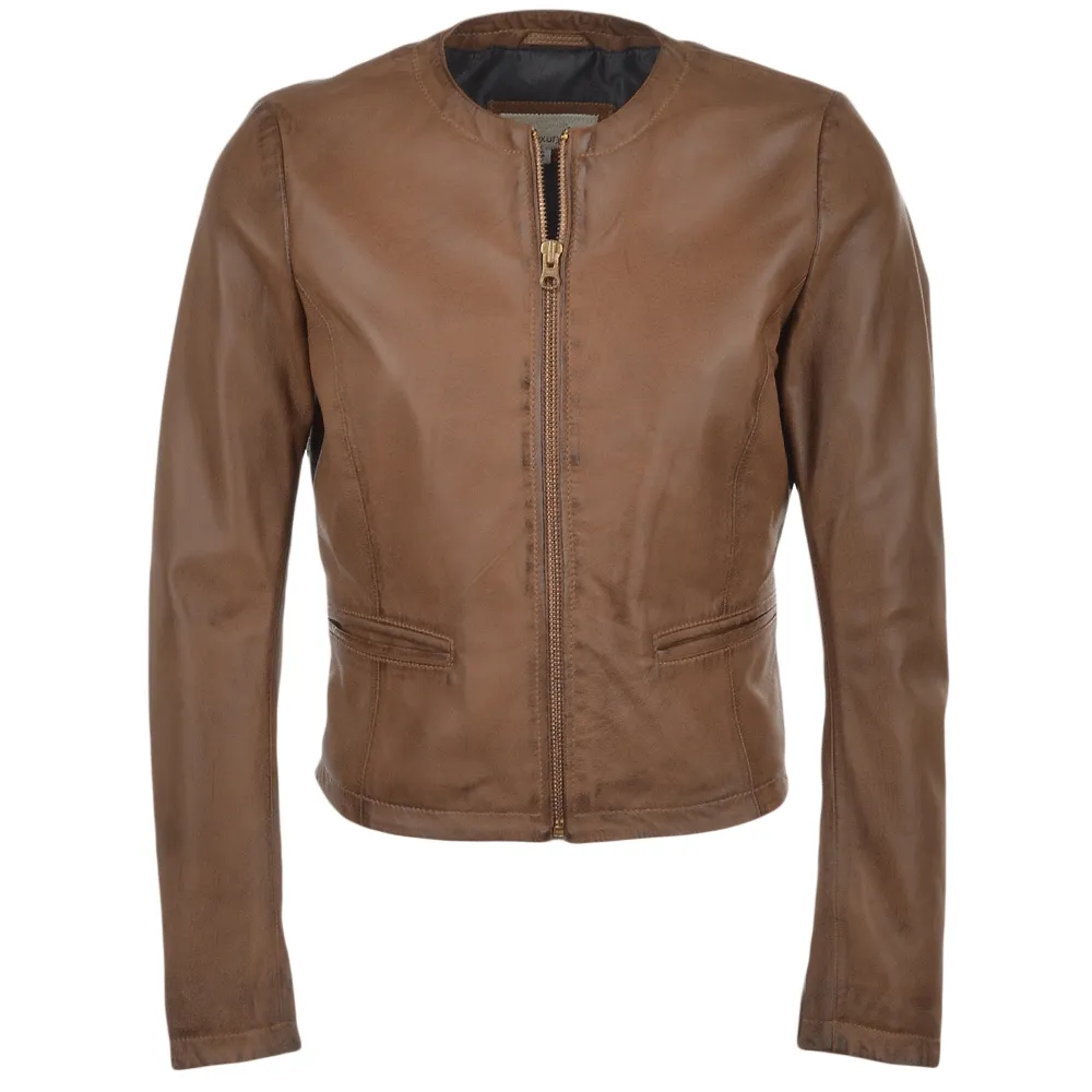 Leather Jacket Women Exclusive Biker Fashion Wear 1