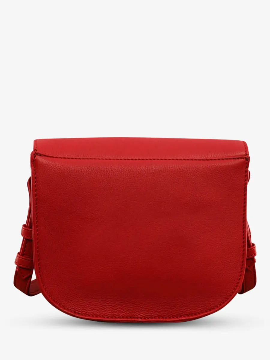 leather woman shoulder bag Red - L'Idole Carmine Red | PAUL MARIUS