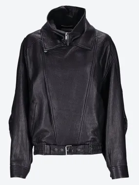 Leather ysl jacket