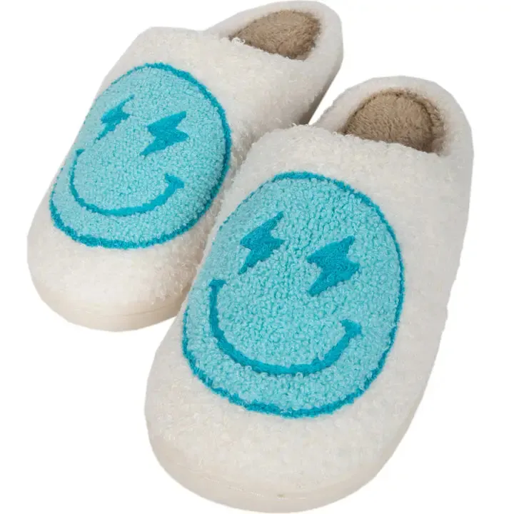 Lightning Happy Face Slipper