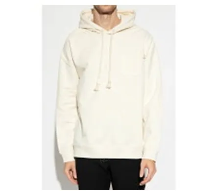 LOEWE  |Anagram leather patch hoodie in cotton