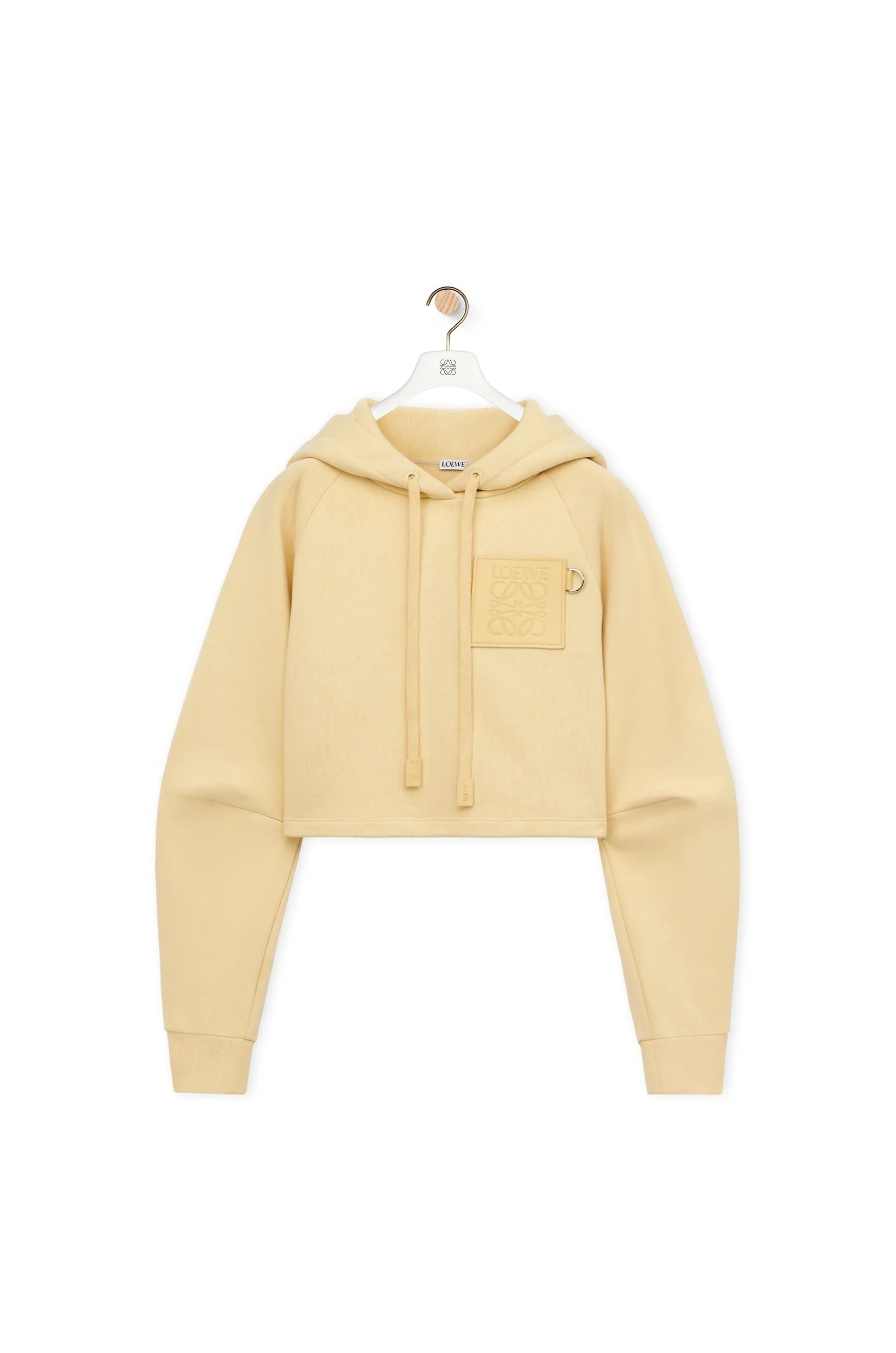 LOEWE  |Cropped hoodie in cotton