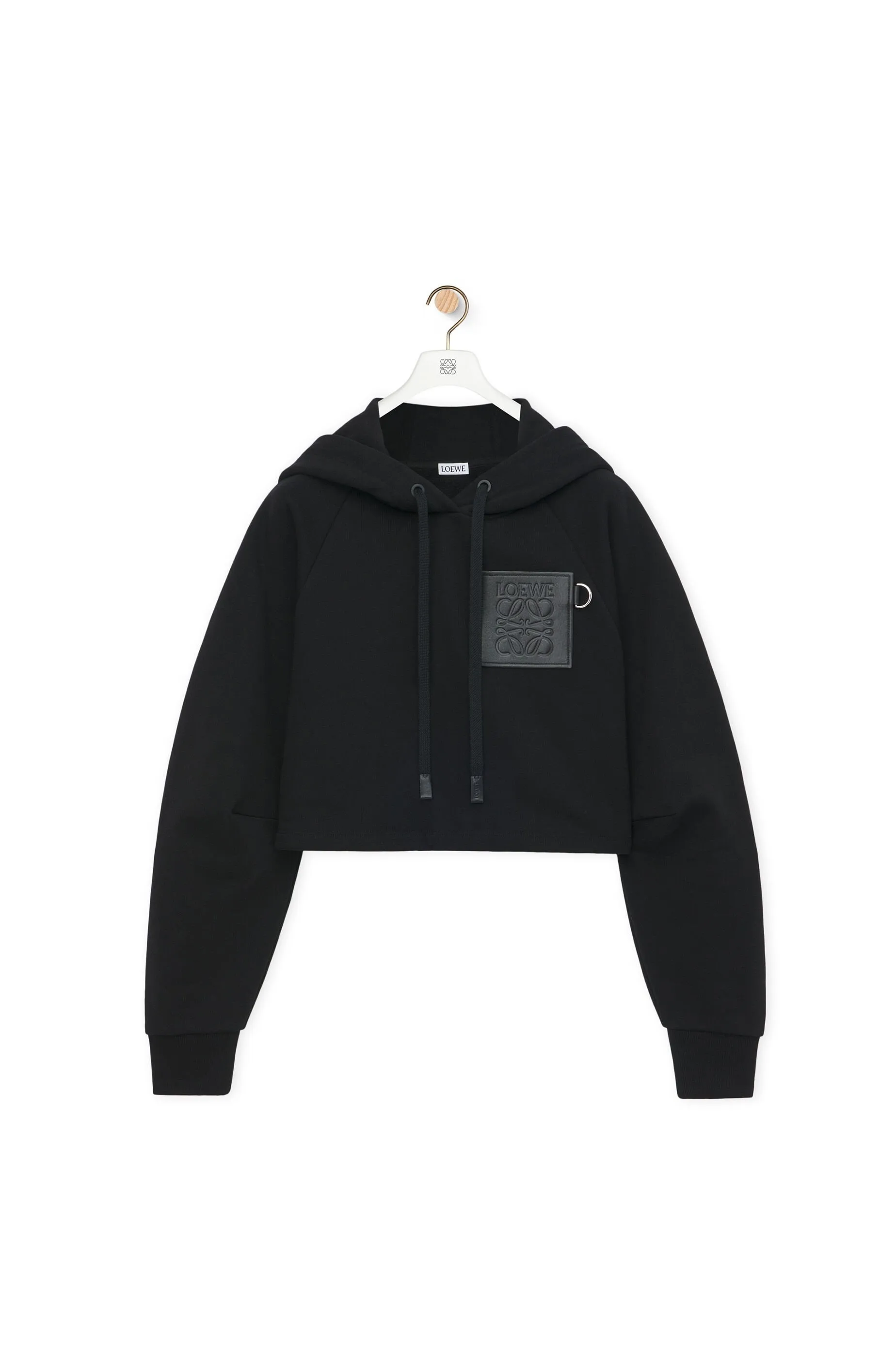 LOEWE  |Cropped hoodie in cotton