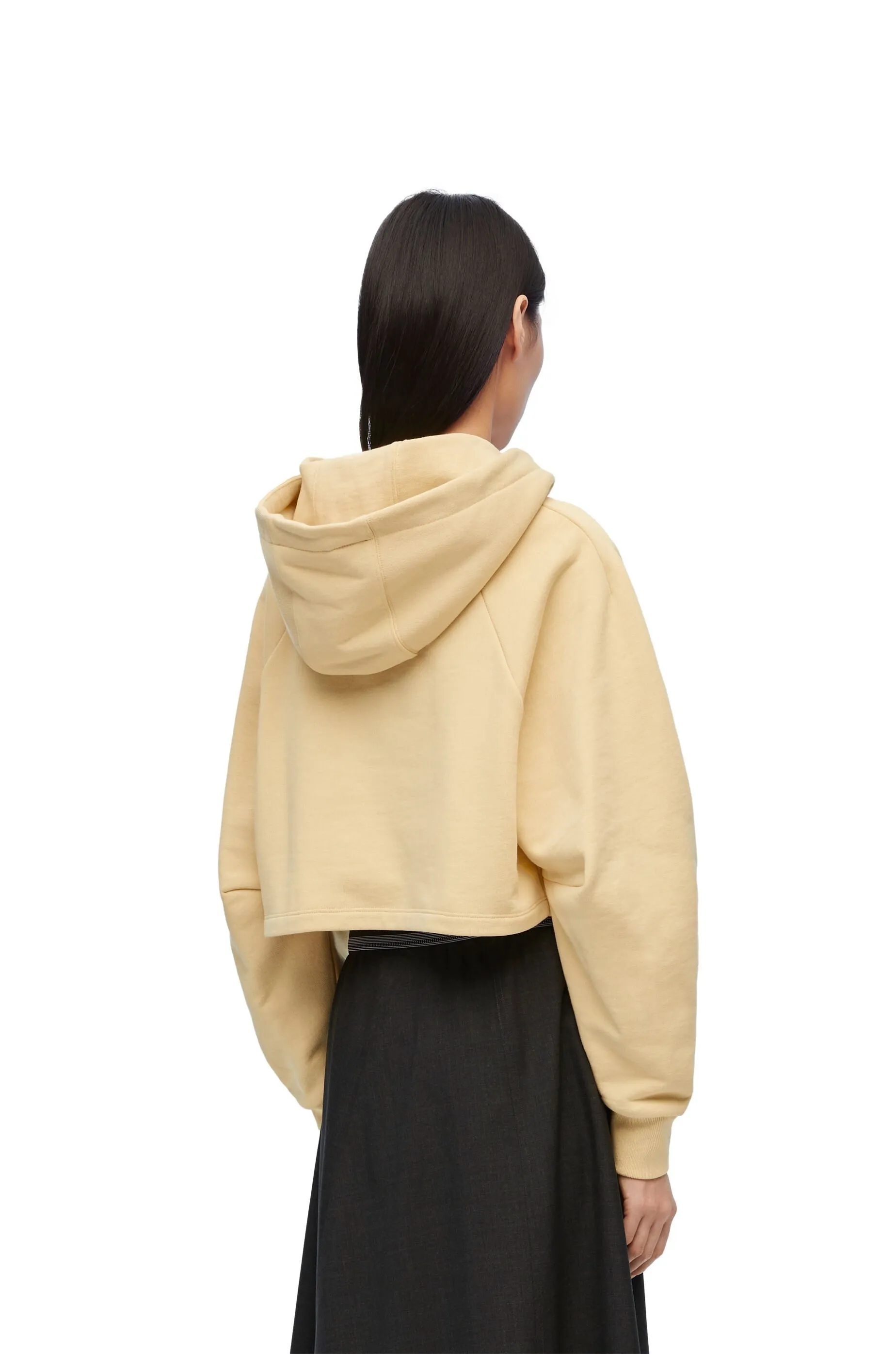 LOEWE  |Cropped hoodie in cotton