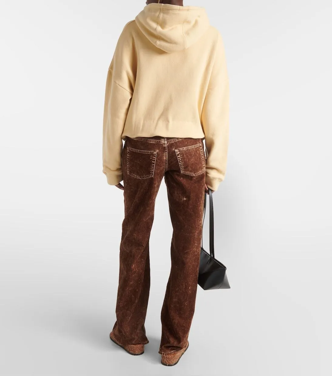 LOEWE  |Draped hoodie in cotton