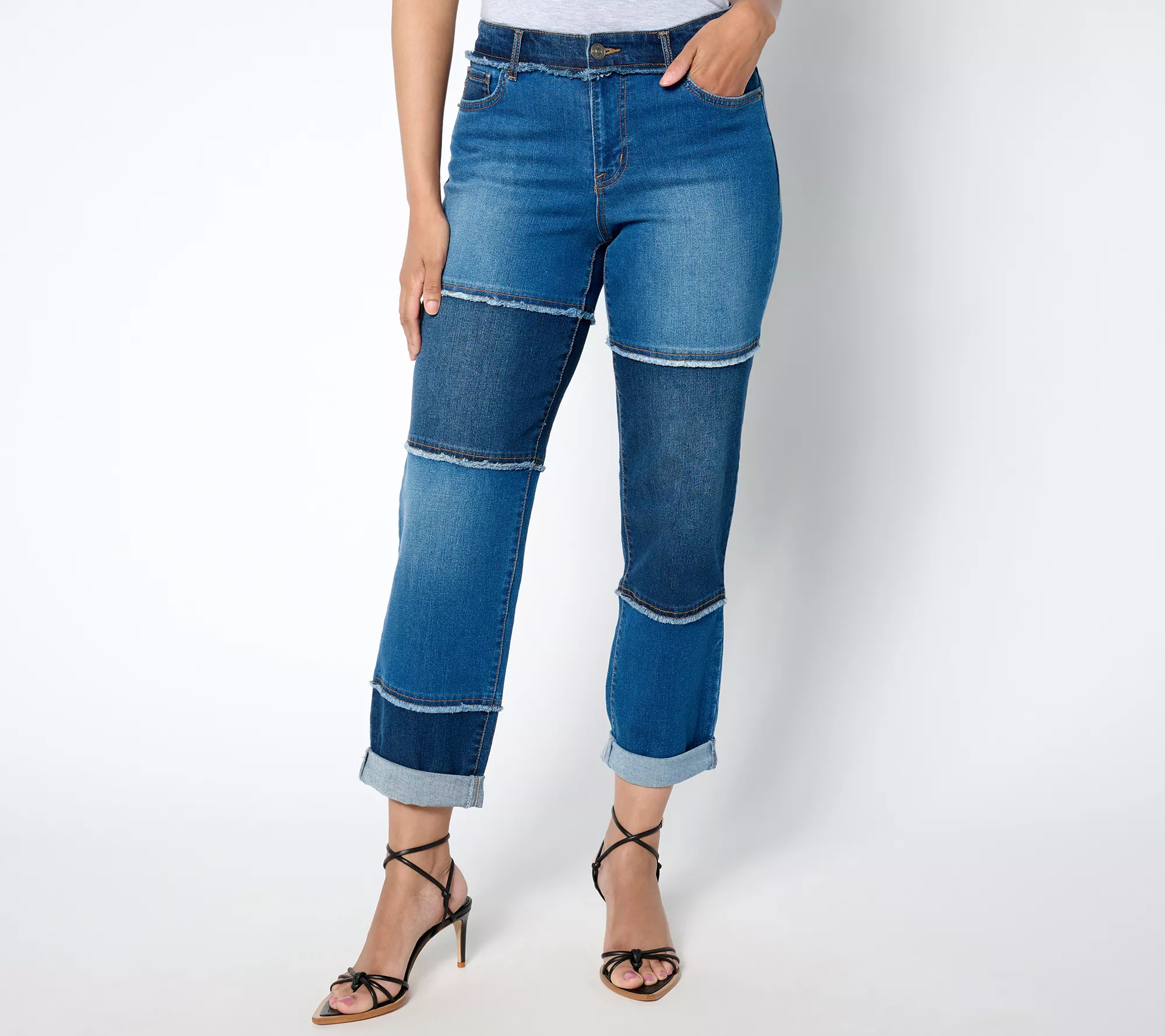 LOGO Lab by Lori Goldstein Petite Boyfriend Jeans