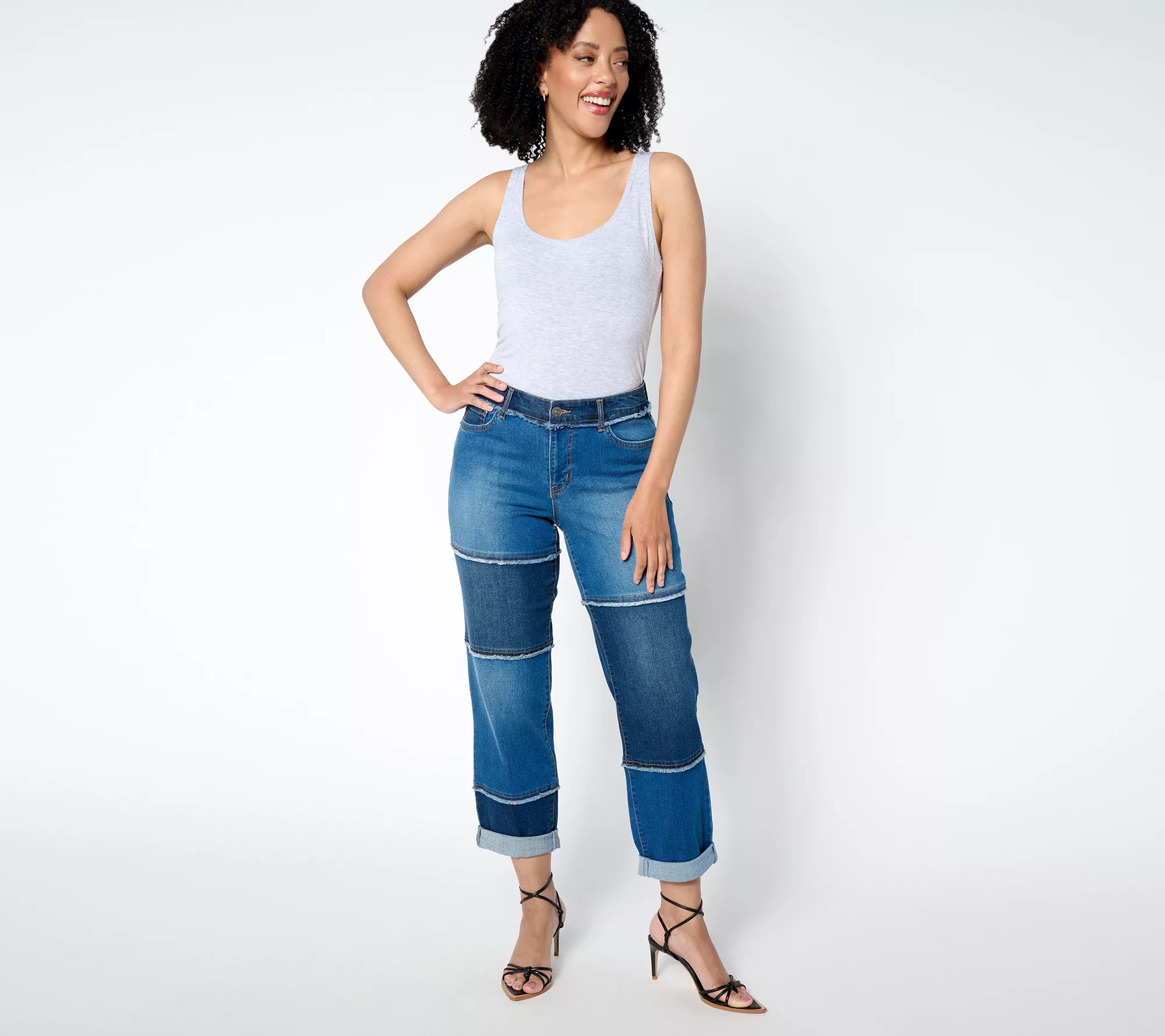 LOGO Lab by Lori Goldstein Petite Boyfriend Jeans