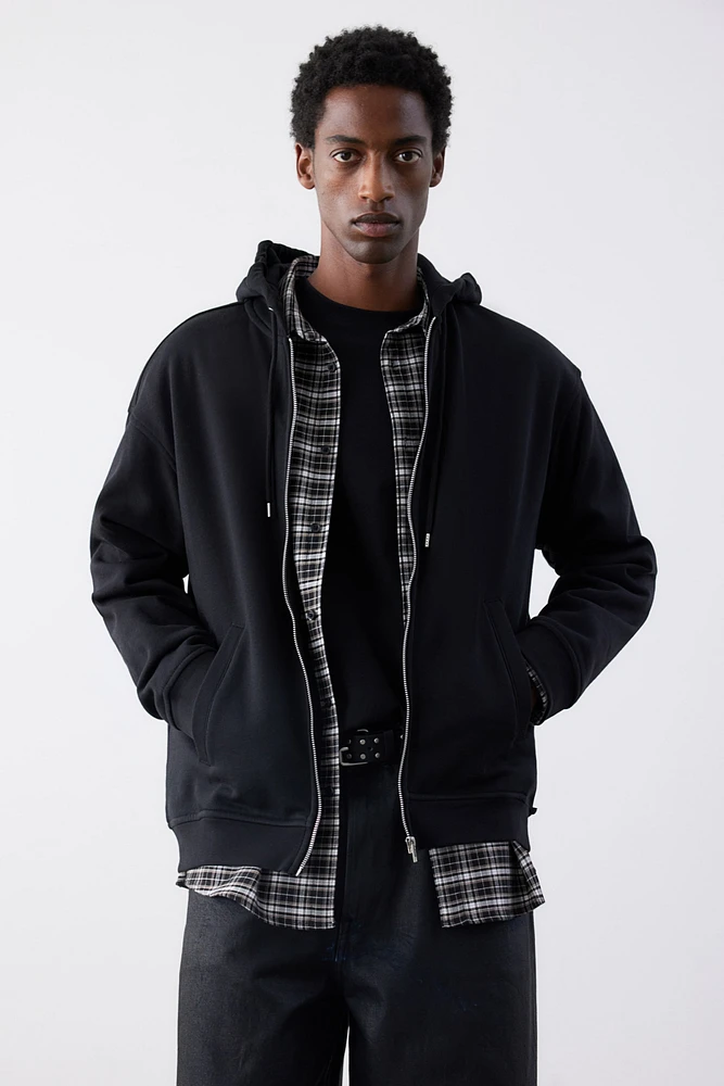 Loose Fit Hooded Jacket