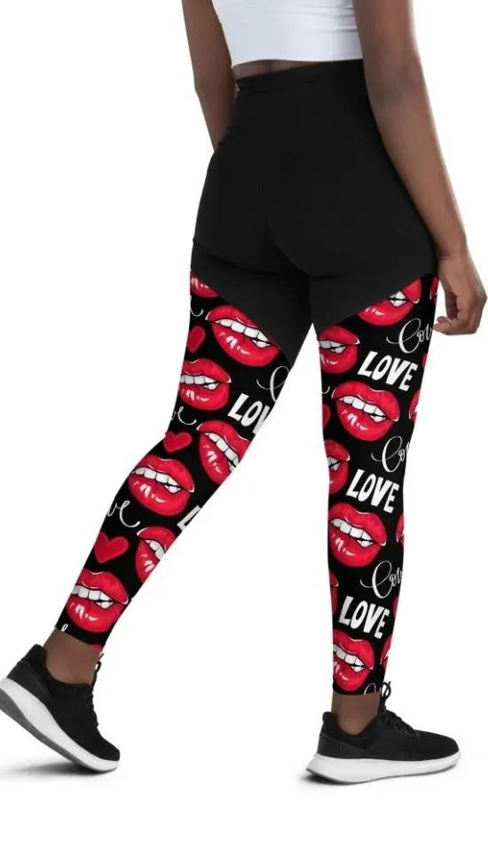 Love & Kisses Compression Leggings