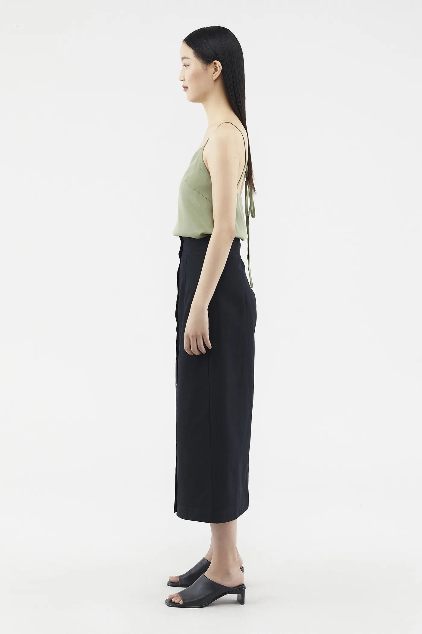 Lovena Button-through Skirt 