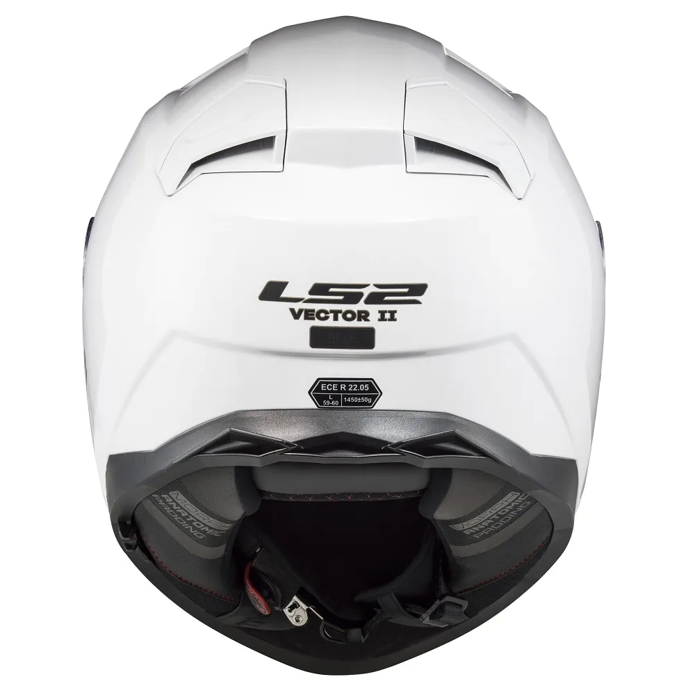 LS2 FF811 Vector II Plain Helmet - White