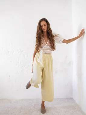 LUELLA TROUSERS | LEMON