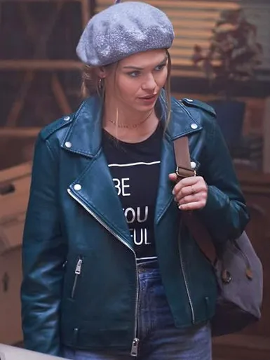 Maddie Tipline Mysteries Dial 1 For Murder 2024 Leather Jacket