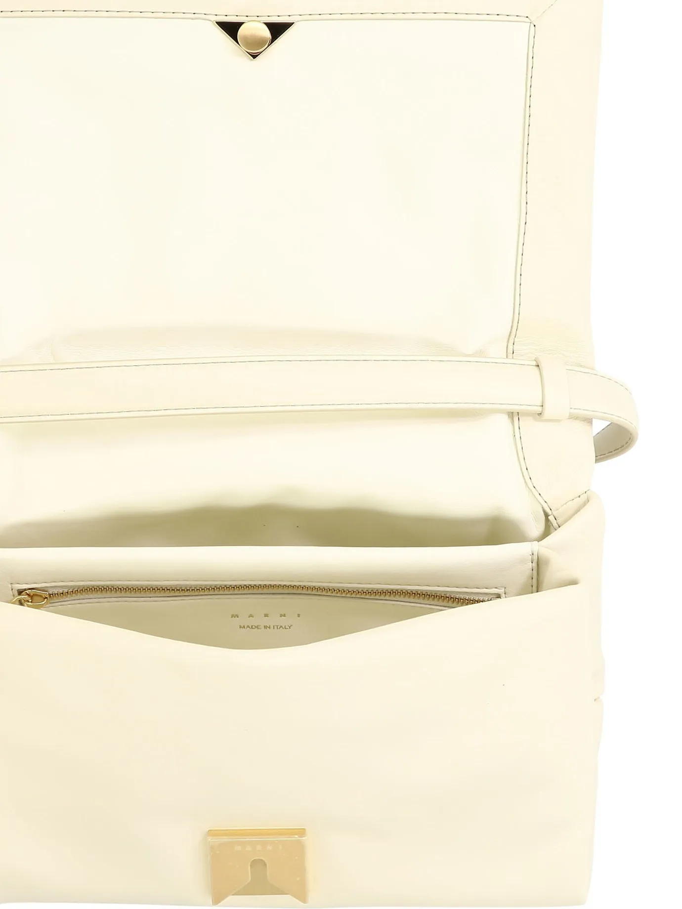 MARNI White Prisma Shoulder Handbag for Women - SS24 Collection